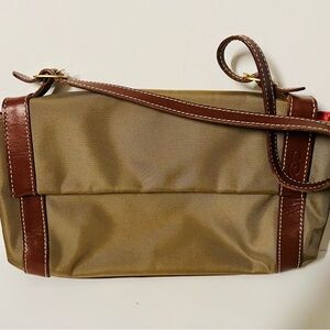 Tan and Brown Crossbody Bag
